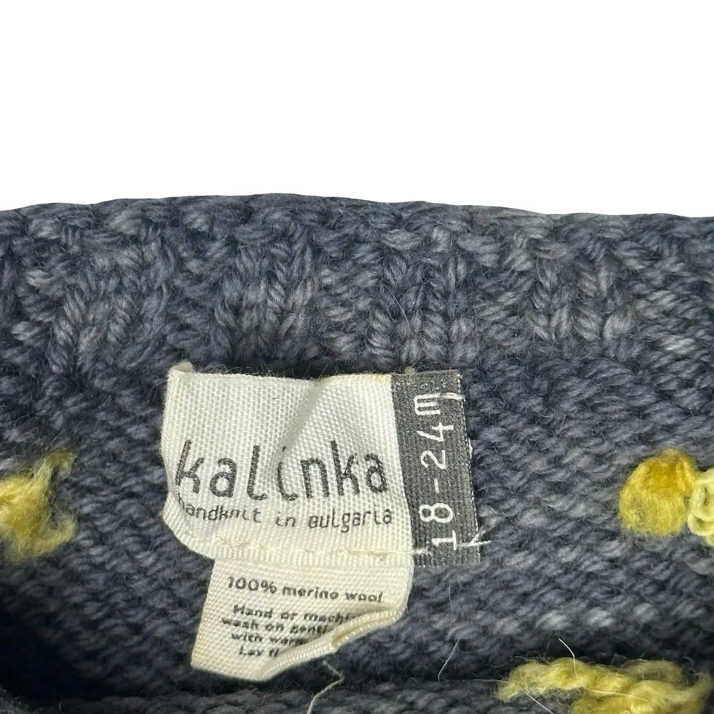 Kalinka‎ Merino Wool Popcorn Sweater